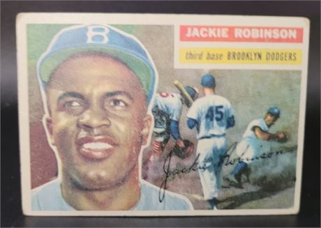 Jackie Robinson 1955 Topps Baseball Card