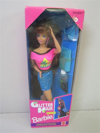 1993 Glitter Hair Barbie Doll