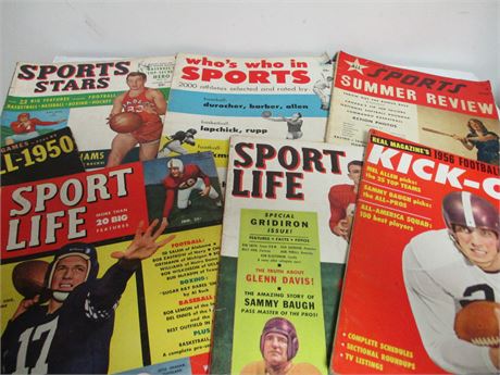 1950's Sports Magazines