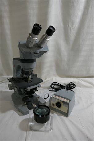 Spencer AO Microscope "Illuminator" #1036 with transformer #1051