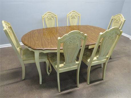 SINGER FURNITURE French Provincial Dining Table Set