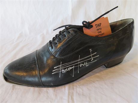 Autographed Tommy Tune Tap Shoe