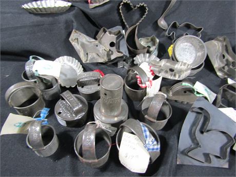 Primative Tin Molds and Cookie Cutters