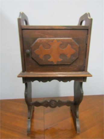 Antique Traditional  Humidor Stand Cabinet