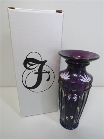 FENTON Yenowine Art Glass Vase (2000)