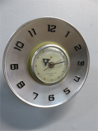 Mid-Century GE Telechron Electric Wall Clock