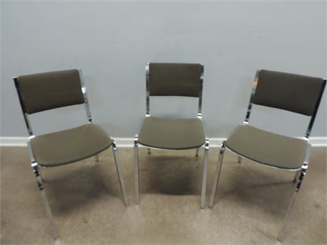 Vintage Steel Case Inc. Chairs