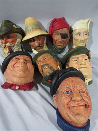 Bossons Chalkware Head Collection