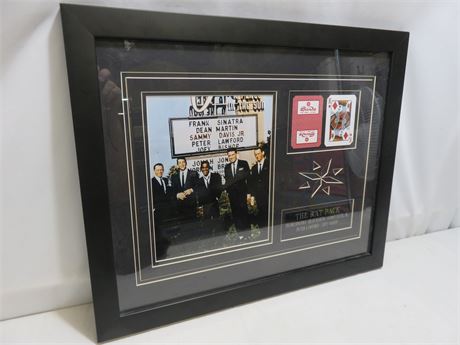 THE RAT PACK Framed Photo Display