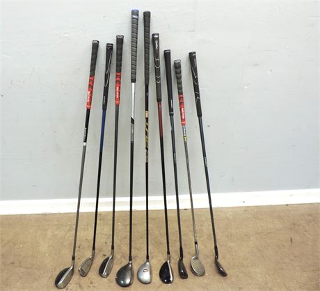 Set of Nine Golf Clubs