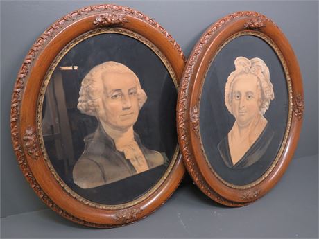 George & Martha Washington Portraits