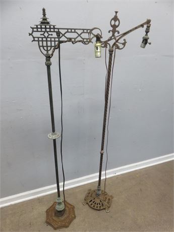 Vintage Iron Floor Lamps