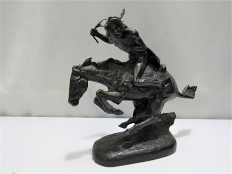 Frederic Remington Limited Edition (#5510/9500) Resin Sculpture - The Cheyenne
