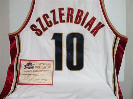Cleveland Cavaliers Wally Szczerbiak Signed Jersey with COA