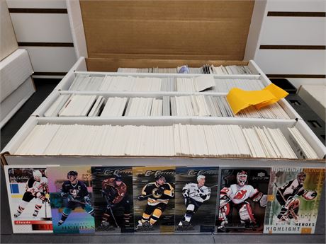Hockey Trading Card Collection with Stars like: Martin Brodeur, Pavel Bure