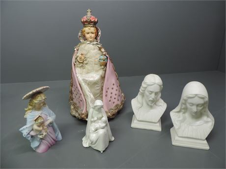 NAPCO / SACARAT / Ceramic Religious Figurines