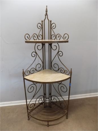 Corner Two Tier Plant stand