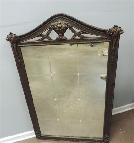 Solid Wood / Brass Wall Mirror