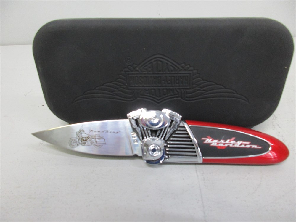 Transitional Design Online Auctions - Harley Davidson Knife Collection