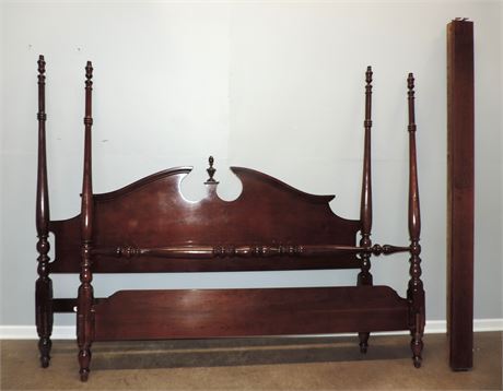 Chippendale Style King Size Four Poster Bed