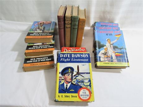 Vintage War Time/Military Book Lot - 12 Books