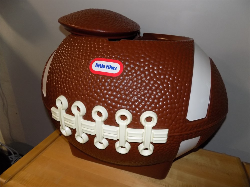 Little tikes football sales toy box size