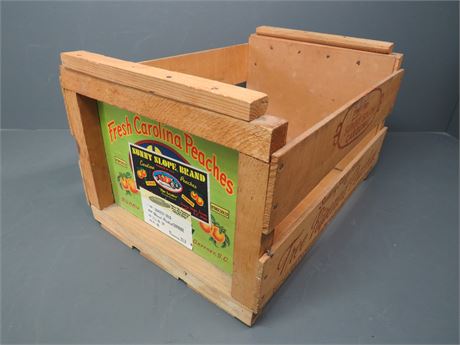 Sunny Slope Peach Crate