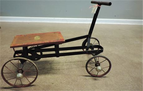 Primitive / Antique Irish Mail Pedal Cart