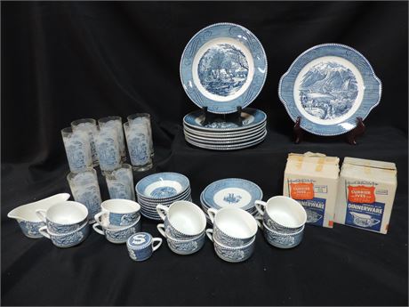CURRIER & IVES China by ROYAL