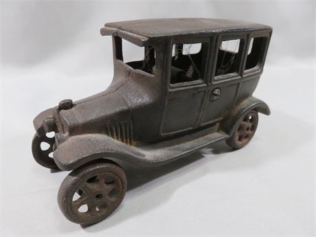 Vintage Cast Iron Model T Replica Car