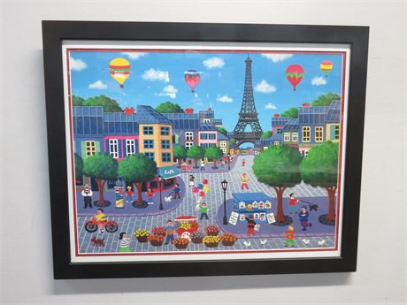 JOANNE NETTING "Summer in Paris" Limited Edition Lithograph