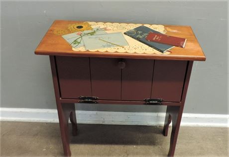 Whimsical Stationary Cabinet or Childs Writing Table