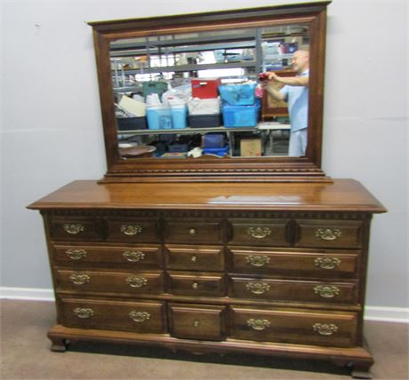 Vintage Sprague & Carleton Patriot Dresser with Mirror
