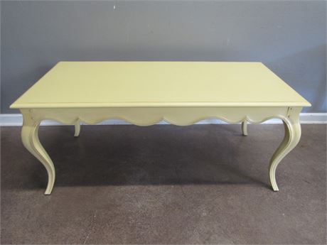 Vintage Cream Colored Coffee Table