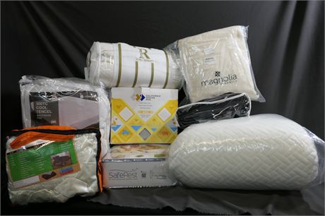 King Size Mattress Pads, Sheet Sets & Pillows by Magnolia, Saferest & Bedify