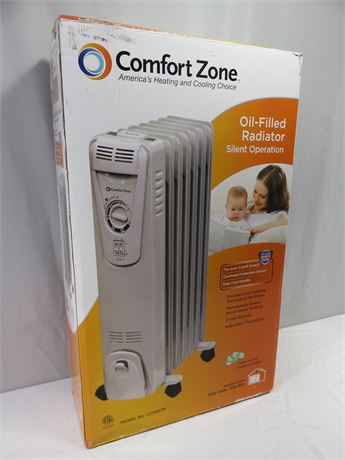 COMFORT ZONE Oil-Filled Radiator Heater