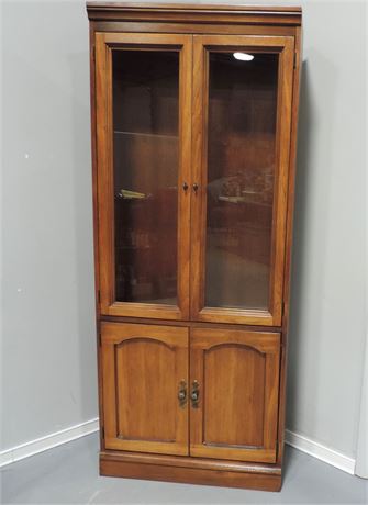Solid Wood Curio / Display Cabinet