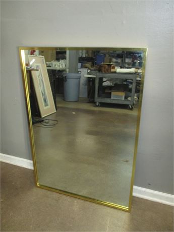 Heavy Large Gold Framed Wall Mirror For Entry Way