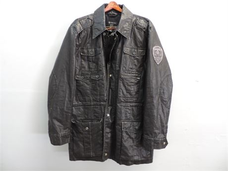 INC Faux Leather Men's Coat / Size XL