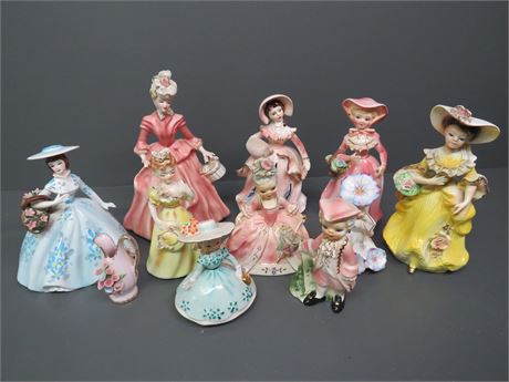 Porcelain Figurine Lot