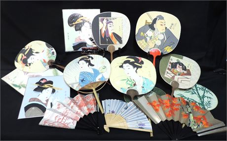 Uchiwa Asian Art Fans
