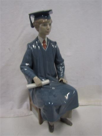 Lladro "Graduate Boy" Figurine