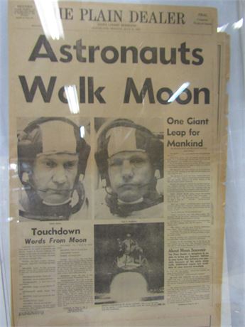 Astronauts Land on Moon Paper