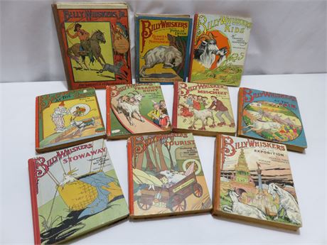 10 Vintage BILLLY WHISKERS Children's Books