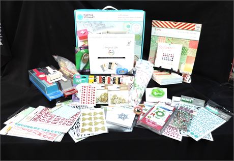 NEW SCRAPBOOKING Supply Lot / Craft Station