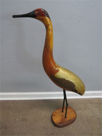 SARREID Wooden Bird Sculpture
