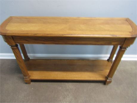Solid Wood Entryway Table, Classic Style