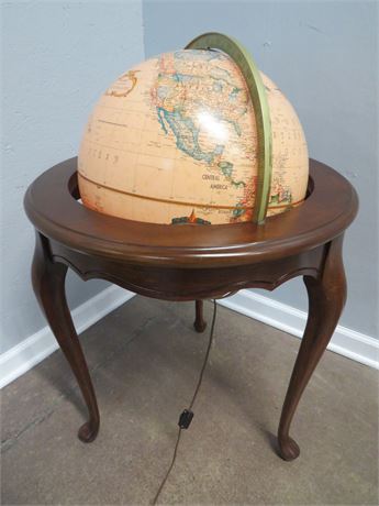 REPLOGLE 16-inch Lighted Heirloom Globe