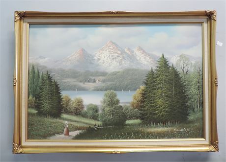 Signed CAMPBELL Painting