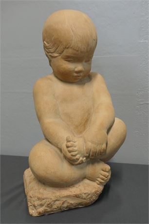 Wonderful Sculpture of a Baby from 1967